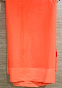 Women's Plain Pure Georgette Saree