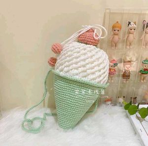 Crochet Ice Cream Bag
