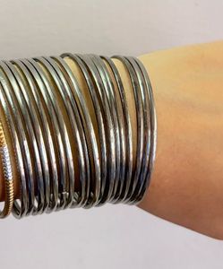 Elegant Set of Stackable Bangles