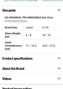 USI Universal Boxing Gloves