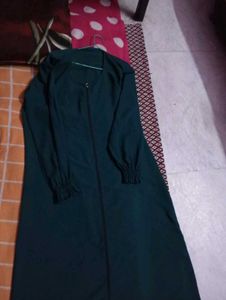 Elegant Dark Green Abaya