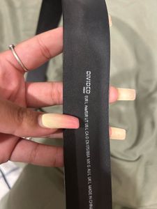H&amp;M Divided Black Butterfly Buckle Belt