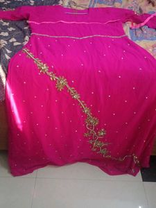Beautiful Pink Ethnic Gown