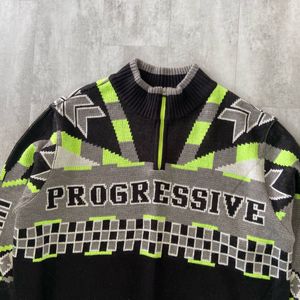 EXR Progressive Quarter Zip Knit Sweater