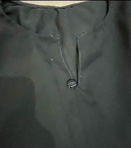 Elegant Black Georgette Kurti | Like New