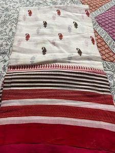 Used super soft pure cotton saree