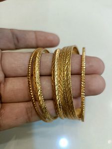 Gold Plated Chura Set Size 2.8