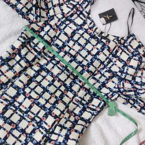 Knee Length Fit &amp; Flare Dress