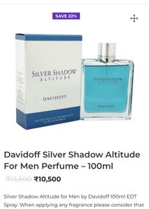 Davidoff Silver Shadow Altitude 3.4oz