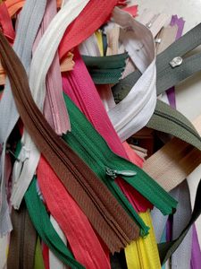 Bulk Lot of Assorted Zippers
