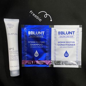 Olaplex No5 Conditioner & Bblunt Hair Care Samples