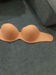 Nude Strapless stickon Bra