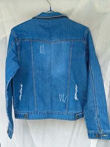 Distressed Blue Denim Jacket