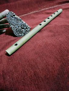 wooden designe stamp+bansuri