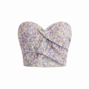 Floral Lace Tube Top