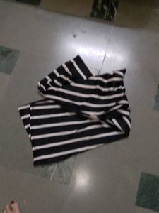 Striped Wide-Leg Pants