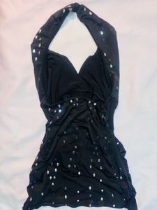 Sparkly Black halter top