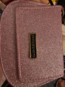 Sparkly Pink Chain Handbag