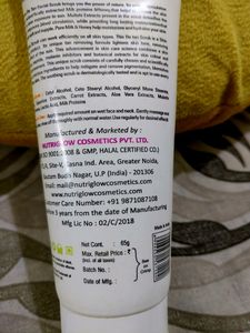 Nutriglow De Tan Removal And Skin Lightening