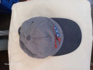 Grey Baseball Cap with Embroidery