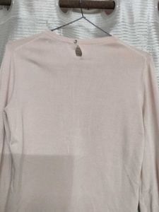 Chic Pink Long-Sleeve Top