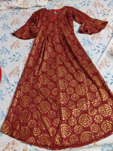 Red & Gold Dress