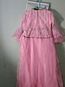 Stunning Pink Embroidered Lehenga Choli