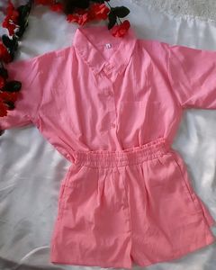 Pink Loose Coord Set