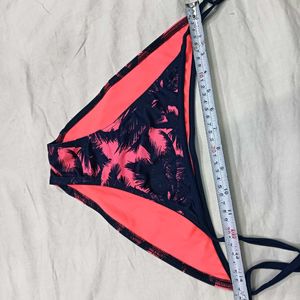 Pink &amp; Navy Palm⭐ Tree Bikini Bottoms