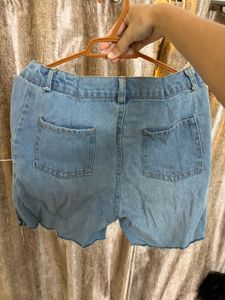 Light Wash Denim Shorts