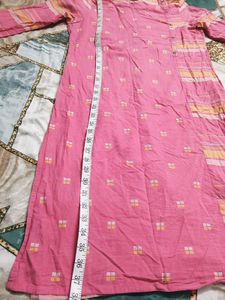 Pink Printed Kurta