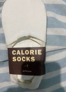 Growmuse Calorie Socks - White
