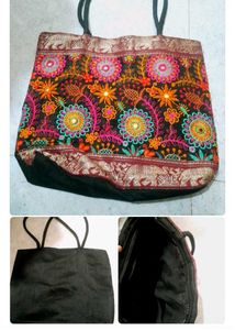 Embroidered Tote Bag