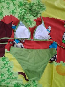 Paded Bikini Top With Panty Small Size .bikini Set