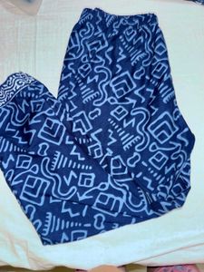 Navy Blue Printed Kurta Set with Dupatta