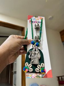 Handmade Radha Krishna Pendant Necklace
