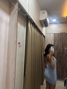 Sheer Baby Blue Slip Dress