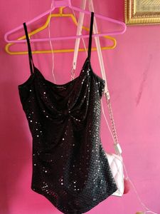 Black Shiny Top