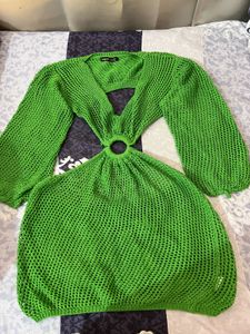 Shein Neon Green beach 👗