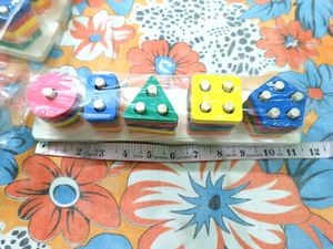 Freedelivery🥳New Wooden Geometry and Shape Sorter