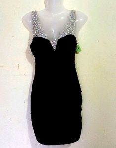 Rhinestone Black Dress + Beach Outfits Combo