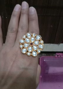 Statement Kundan Style Ring
