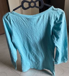 New Remanika Blue Graphic T-Shirt–Size XS