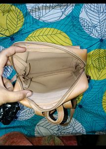 Rose Gold Cutout Mini Backpack