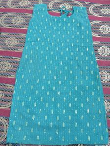 Beautiful Teal Kurta with Sparkle