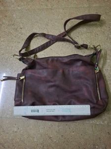 Stylish Burgundy Shoulder Bag