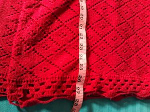 Red Woolen Slole