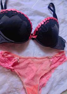 Elegant Lace Trim Bra