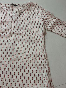 Chic Printed V-Neck Tunic Top