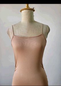 Sleek Spaghetti Strap Midi Dress